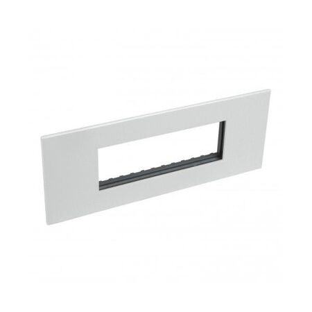ARTEOR Square 6 Module Coverplate Soft Aluminium