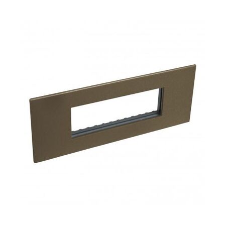 ARTEOR Square 6 Module Coverplate Dark Bronze