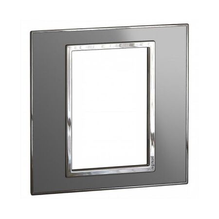 ARTEOR Square 3 Module Coverplate Reflective Stainless Steel