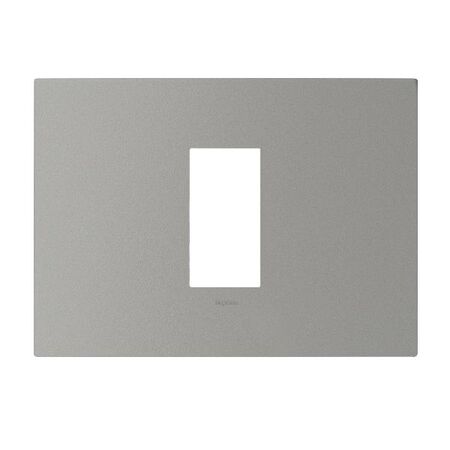 ARTEOR Square 1 Module Horizontal Coverplate Soft Aluminium