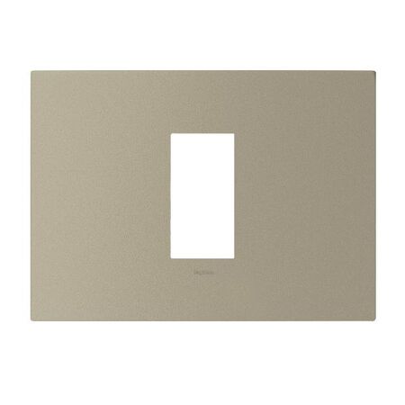 ARTEOR Square 1 Module Horizontal Coverplate Champagne