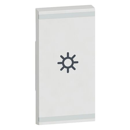 Arteor - MyHOME - Square key cover BUS/SCS - light symbol - 1 module - white