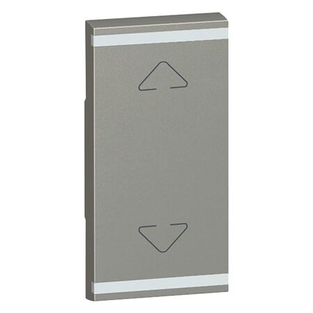 Arteor - MyHOME - Square key cover BUS/SCS - Up/Down symbol - 1 module - magnesium