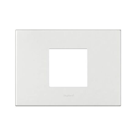 ARTEOR Square 2 Module Horizontal Coverplate White