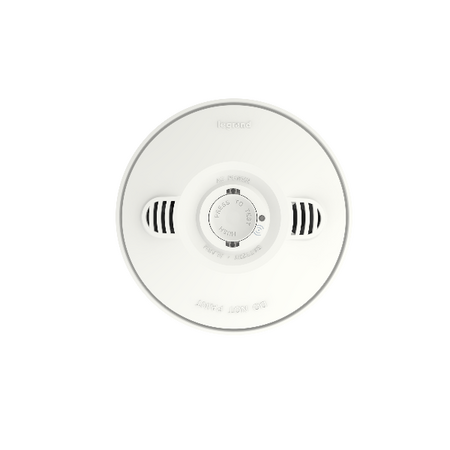 Legrand 240V Wired RF Wireless Photoelectric Surface Mount Smoke Alarm