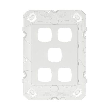 Arteor 770 series - Grid 5 Gang white