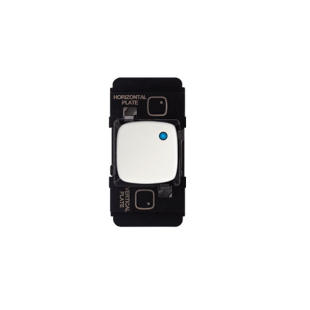 ARTEOR PUSH-BUTTON MECHANISM INTERMEDIATE WITH LED INDICATOR 10AX GLOSS WHITE