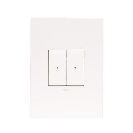 ARTEOR with NETATMO - Smart Dimmer Vertical - 2 Gang - 3 Wire - White