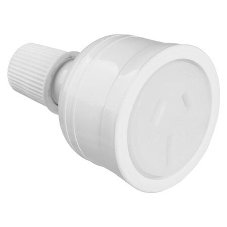 HPM 15A 3 Pin Extension Socket Outlet White