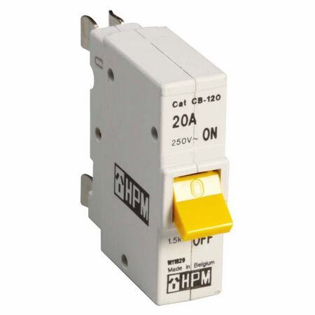 HPM 1P 20A 6kA 1 Module Miniature Circuit Breaker