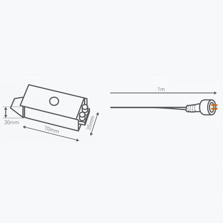 HPM 12V a.c. 150W Halogen UV Resistant Dusk to Dawn Garden Lighting Timer and Sensor Black