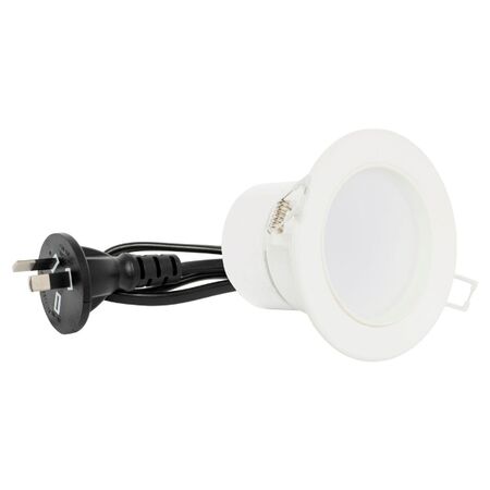 HPM DLI 7W 760lm LED Cool White Dimmable Tilt Downlight with Integrated Driver 90mm White