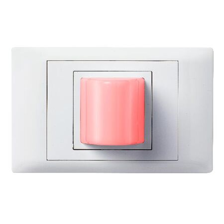Excel Life - Common plate - Signalling red LED bulkhead light 1W 240V a.c. white