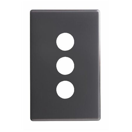 Excel Life Switch Coverplate 3 Gang Diesel