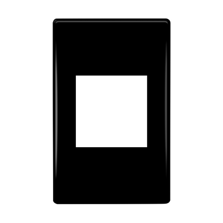 Excel Life Arteor Mechanism Coverplate 45x45mm Black