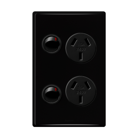Excel Life 10A Vertical Double Powerpoint Black