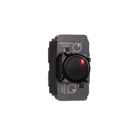 EXCEL LIFE PUSH-BUTTON MECHANISM 2 WAY WITH LED INDICATOR 10AX MATT BLACK