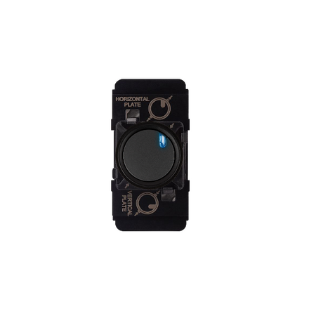 EXCEL LIFE PUSH-BUTTON MECHANISM INTERMEDIATE WITH LED INDICATOR 10AX MATT BLACK