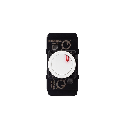 EXCEL LIFE PUSH-BUTTON MECHANISM 2 WAY WITH LED INDICATOR 10AX MATT WHITE