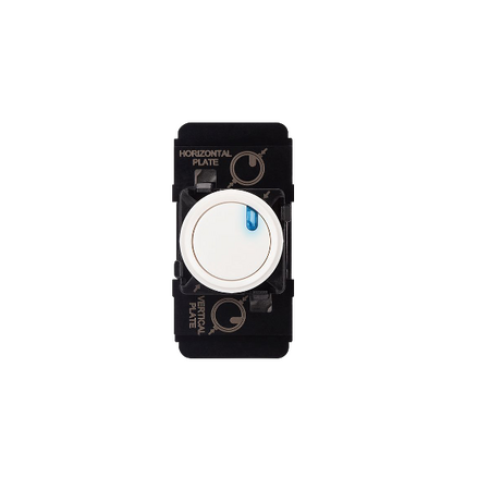 EXCEL LIFE PUSH-BUTTON MECHANISM INTERMEDIATE WITH LED INDICATOR 10AX GLOSS WHITE