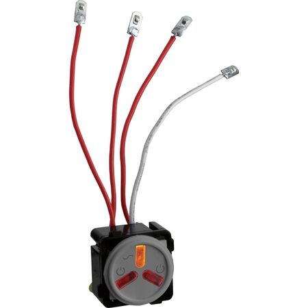 Excel Life - Indicator mechanism Amber power available 2 x red power supplied indicator 250V a.c. urban grey
