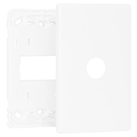Excel Life Smart Grid & Plate for 1 Gang Switch or Dimmer Matt White