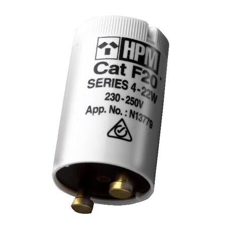 HPM 4-22W Universal Fluorescent Starter - 25 Pack