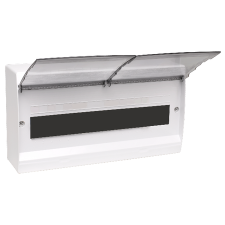 HEE Surface Mount 18 Module Load Centre Enclosure with Neutral and Earth Bars