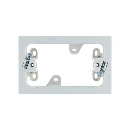 HPM 37mm Deep Surface Mounting Block for Excel Switches & GPO White