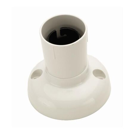 HPM B22 Fixed Bayonet Batten Holder 68mm White