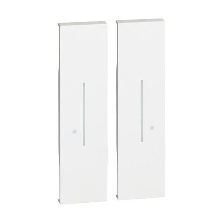 Living Now with Netatmo 2 Gang Wireless Switch Cover White