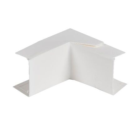 DLP 40x25mm Mini Trunking Internal/External Bend White