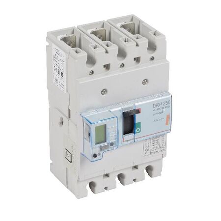 DPX³ 250 MCCB electronic release - Icu 25 kA - 400 V~ - 3 Phase - 100 A