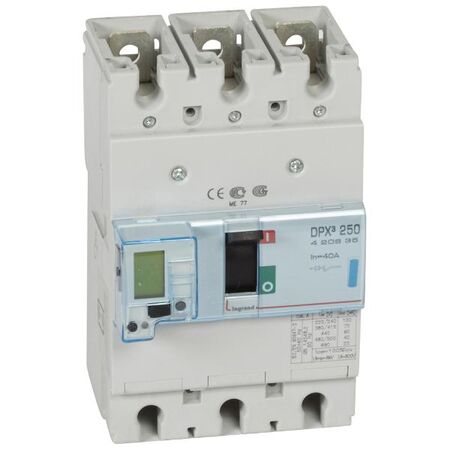 DPX³ 250 MCCB Electronic Release Sg - Icu 70 kA - 400 V~ - 3 Phase - 40 A