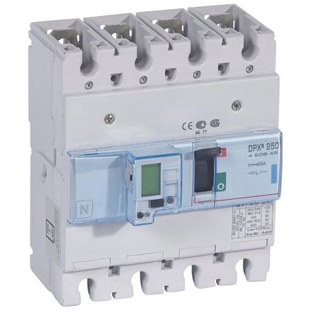 DPX³ 250 MCCB Electronic Release Sg - Icu 70 kA - 400 V~ - 4 Phase - 40 A