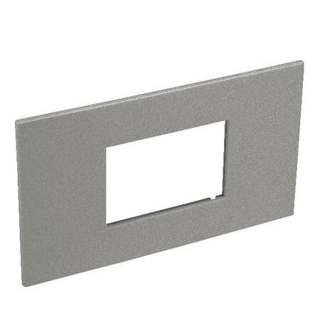 ARTEOR Square 3 Module Coverplate Magnesium