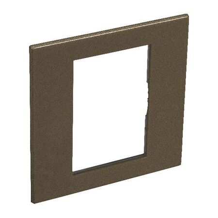 ARTEOR Square 3 Module Coverplate Dark Bronze