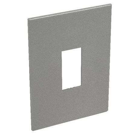 ARTEOR Square 1 Module Vertical Coverplate Magnesium