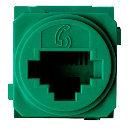 Excel Life - Phone socket/mechanism Cat3 green