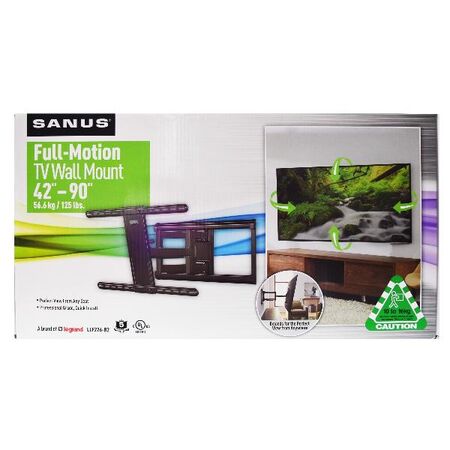 SANUS 42 - 90 Full Motion TV Wall Bracket
