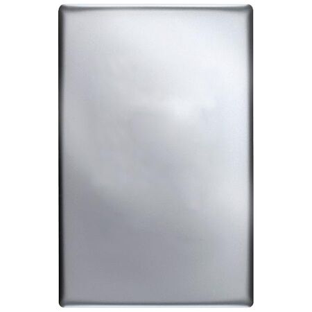 Linea - Blank coverplate matt silver