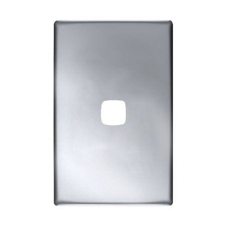 Linea - Coverplate 1 gang matt silver