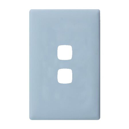 Linea - Coverplate 2 gang cheeky boy blue