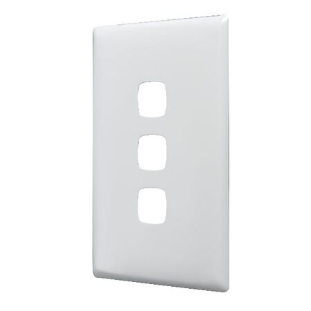 Linea - Coverplate 3 gang white