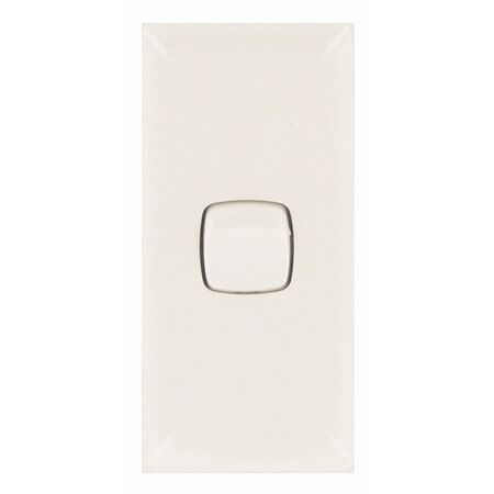 Linea - Architrave rocker switch - Single Pole Double Throw - 1 gang 2 way 10A 240V a.c. white