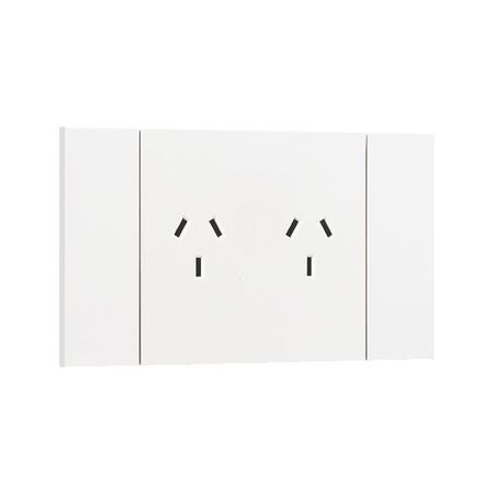Bticino Living Now 10A AU Autoswitched Double Powerpoint White