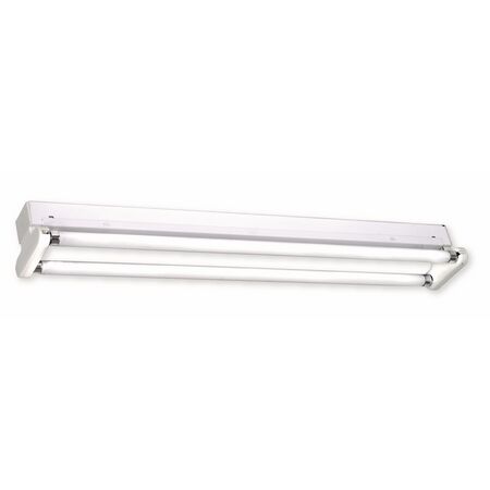 Nelson T5 2x14W Cool White Slimline Fluorescent Batten White