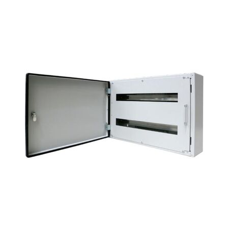 DEFENDER S - EXTENSION BOX 2 DIN IP42 W/O ESCUTCHEON WHITE