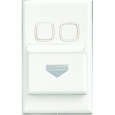Excel Hospitality Keycard Switch - 2 x 20A Switches with Base Pocket Neons