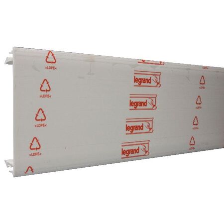 DLP PVC 85(W)mm Trunking Flexible Cover 2m White